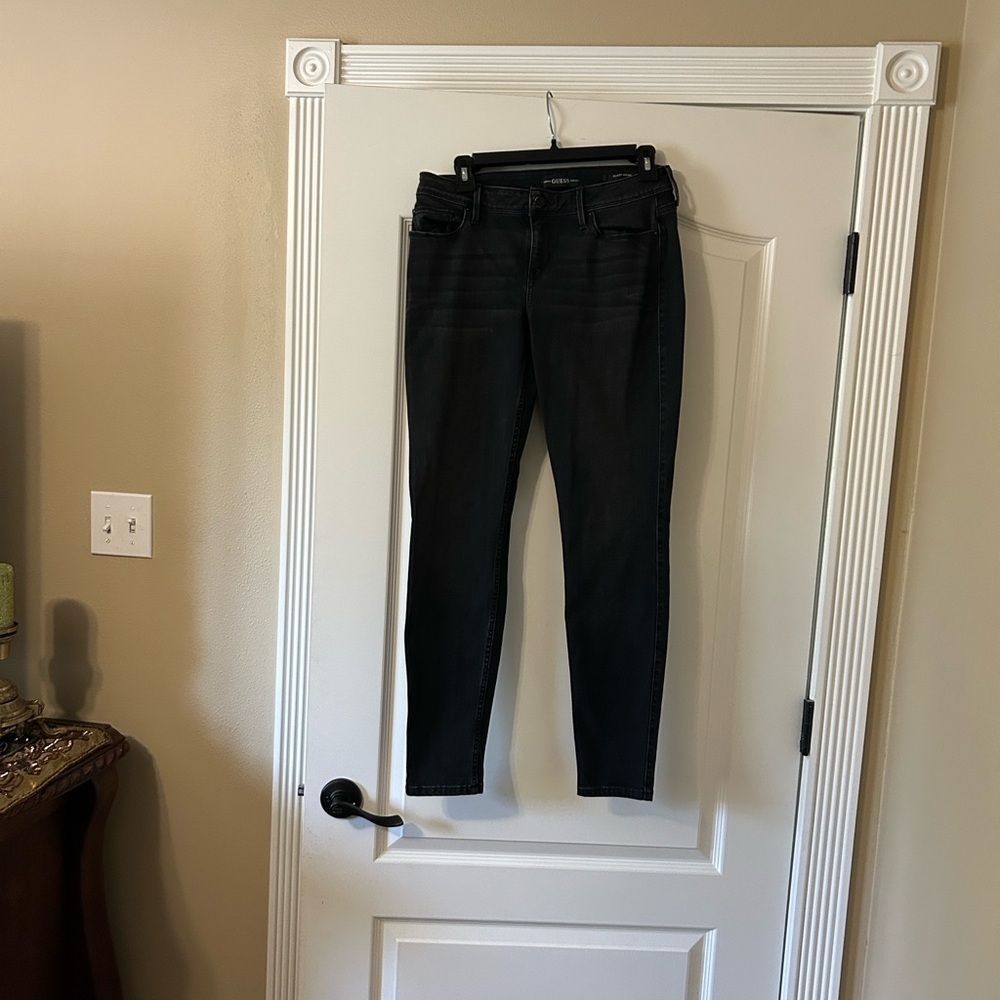 Guess Dark Wash Power Skinny Jeans